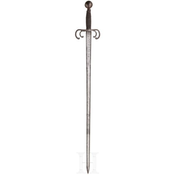 A South German crab-sword, 1st half of the 17th century