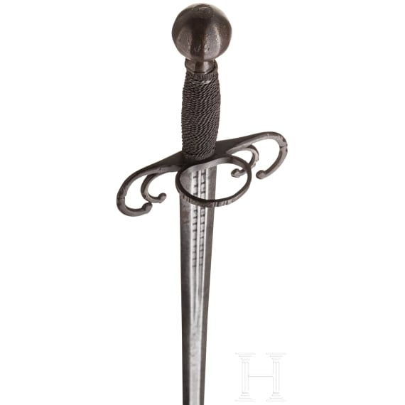 A South German crab-sword, 1st half of the 17th century