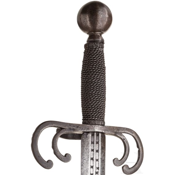 A South German crab-sword, 1st half of the 17th century