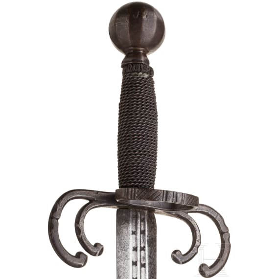A South German crab-sword, 1st half of the 17th century