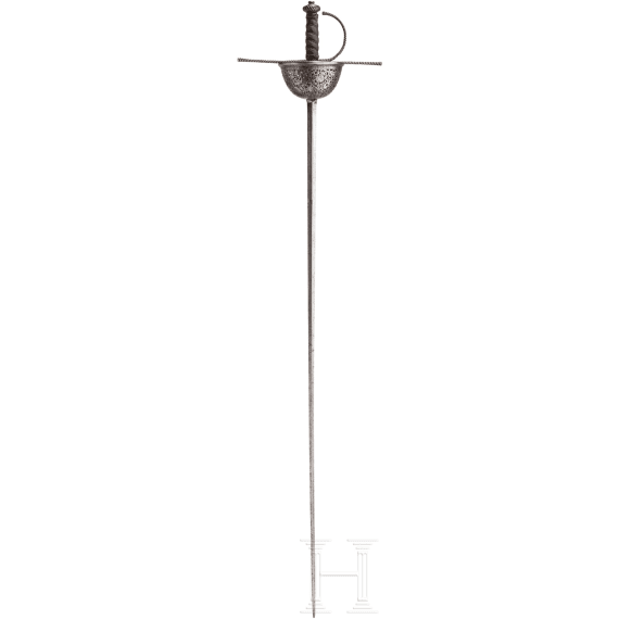 An Italian cup-hilt rapier, circa 1650