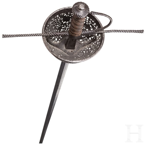 An Italian cup-hilt rapier, circa 1650