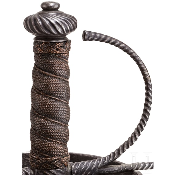 An Italian cup-hilt rapier, circa 1650