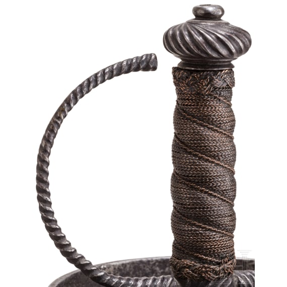 An Italian cup-hilt rapier, circa 1650