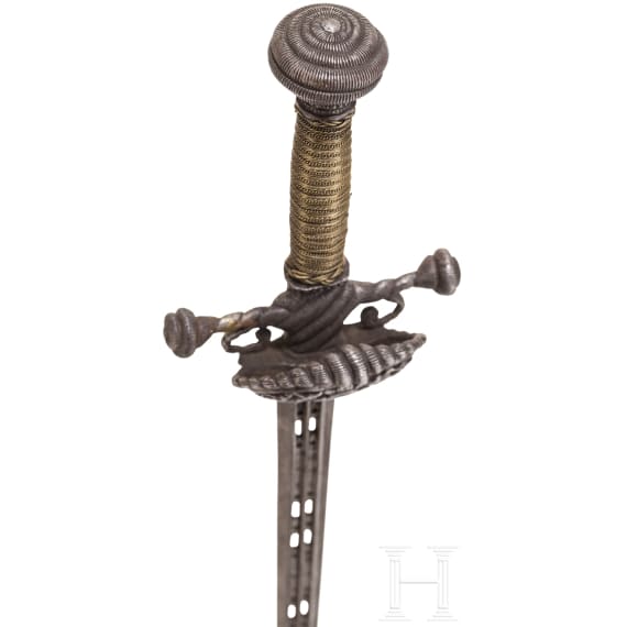 A German officer's sword, assembled from old parts, circa 1650
