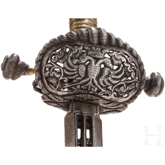 A German officer's sword, assembled from old parts, circa 1650