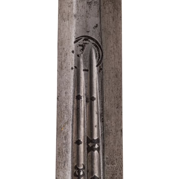 A German officer's sword, assembled from old parts, circa 1650