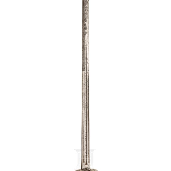A heavy Italian cup-hilted rapier, mid-17th century