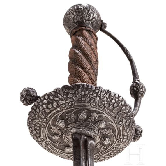 A North German/Flemish cup-hilt rapier, circa 1660