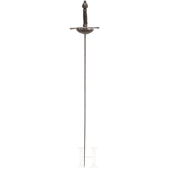 A German cup-hilt rapier, circa 1660