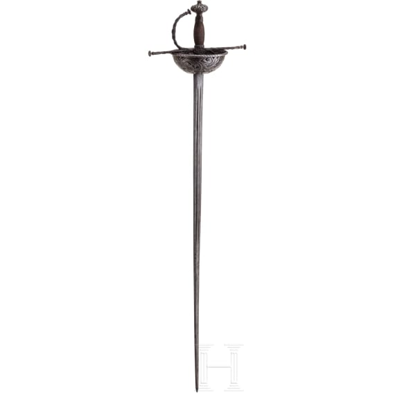 A Spanish cup-hilt rapier, 2nd half of the 17th century