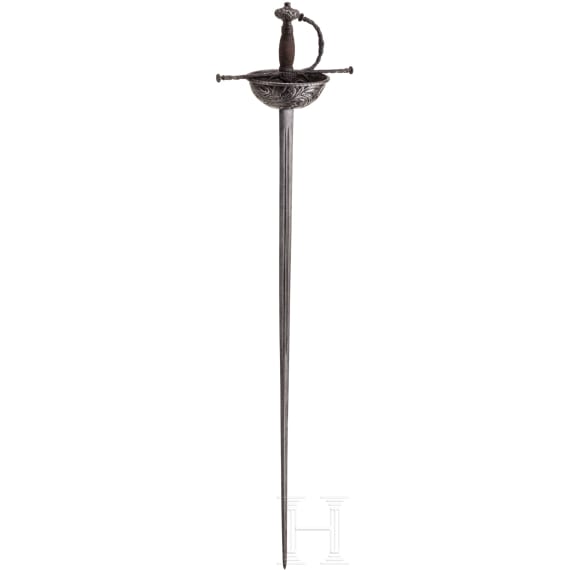 A Spanish cup-hilt rapier, 2nd half of the 17th century