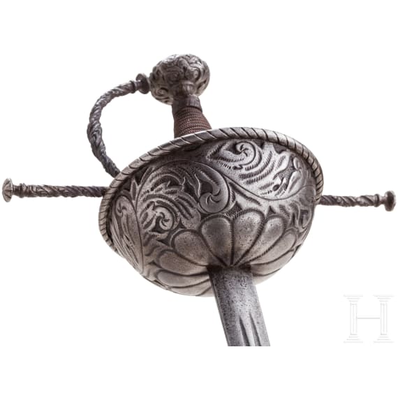 A Spanish cup-hilt rapier, 2nd half of the 17th century