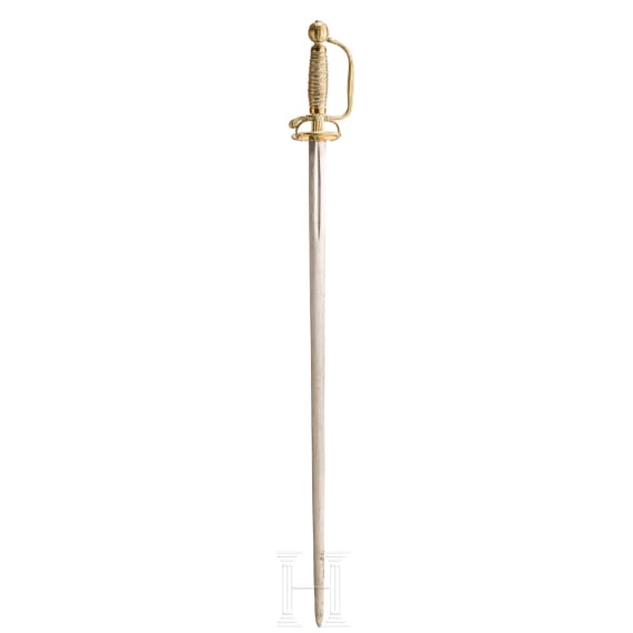 An German officer's sword with earlier blade, circa 1720