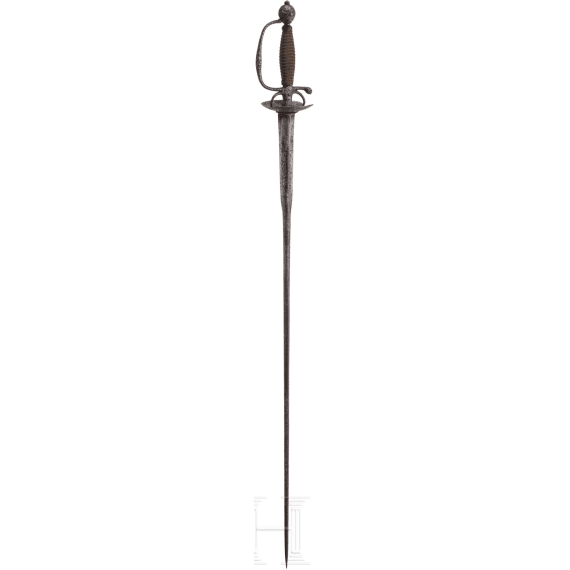 A French cut-iron small sword, circa 1720