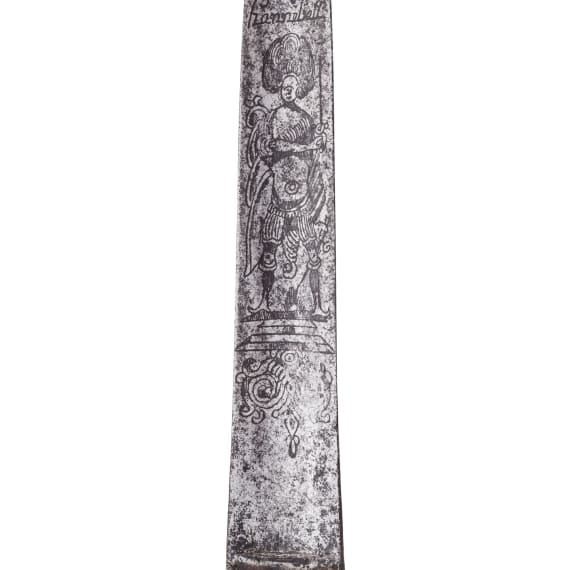 A French cut-iron small sword, circa 1720