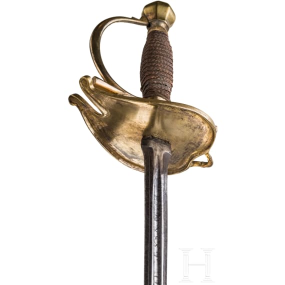 A French or Spanish officer's small sword with earlier Toledo-blade, circa 1720