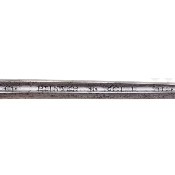 A Spanish cup-hilt rapier, 1st half of the 18th century