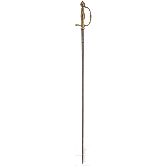 A German small sword, circa 1760