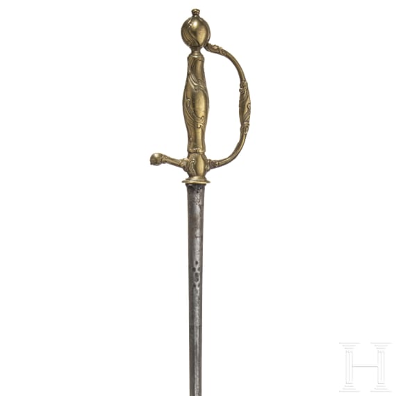 A German small sword, circa 1760