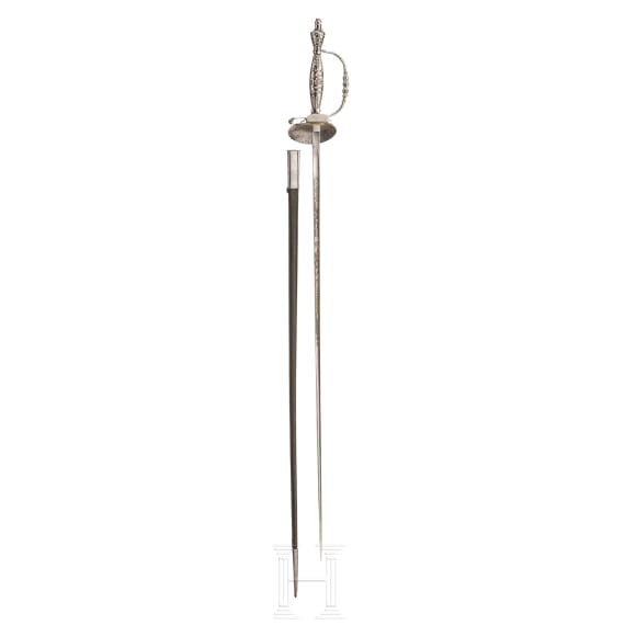 An English small sword, circa 1820