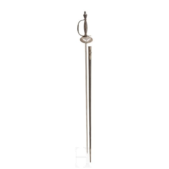 An English mourning sword, circa 1820