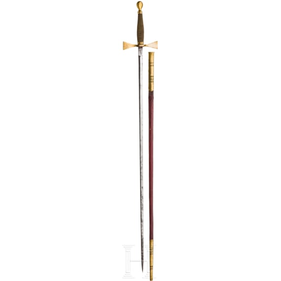 A British sword of an order or lodge, 19th century