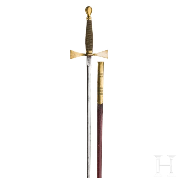 A British sword of an order or lodge, 19th century
