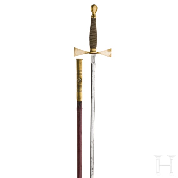 A British sword of an order or lodge, 19th century