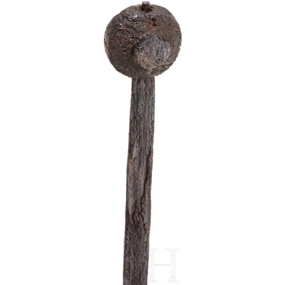 A German hand-and-a-half sword, collector's replica in style of ca. 1450