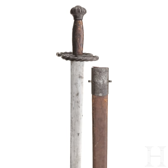 A "Katzbalger" (landknecht's sword), collector's replica in the style of the 16th century