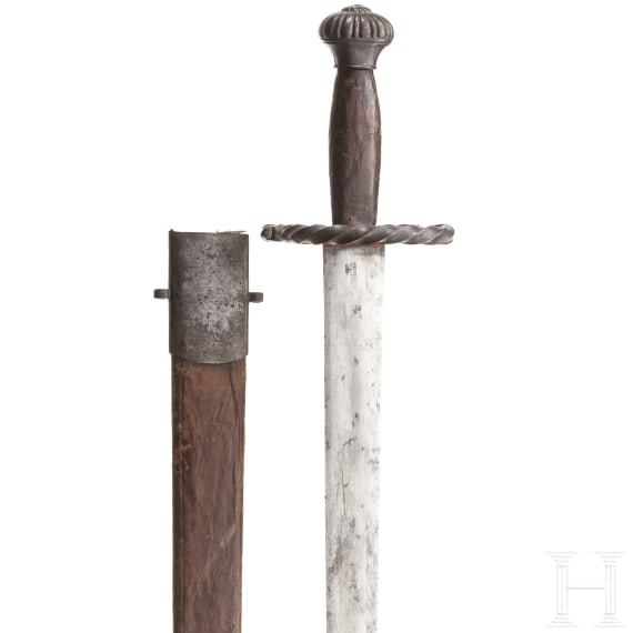 A "Katzbalger" (landknecht's sword), collector's replica in the style of the 16th century