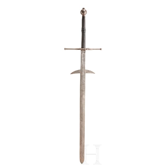 A German two-handed fighting sword in 16th century style, modern reproduction