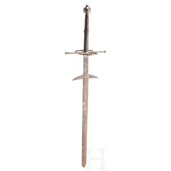 A German two-handed fighting sword in 16th century style, modern reproduction