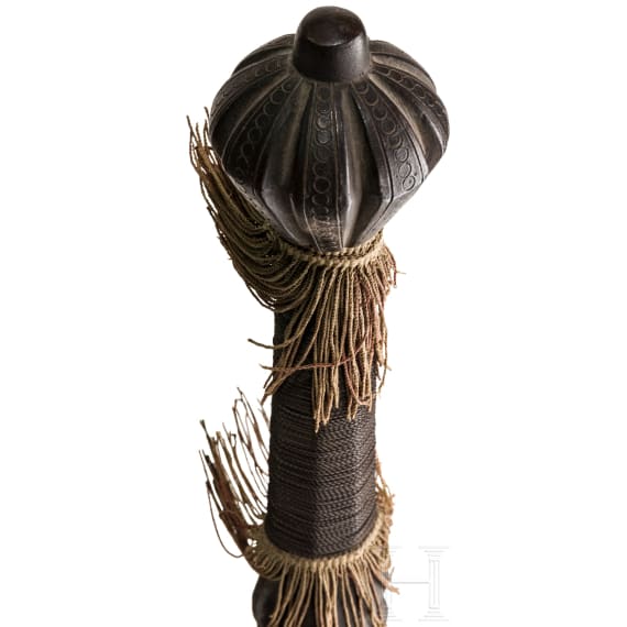 A two-handed sword, collector's replica in the style of the 16th century