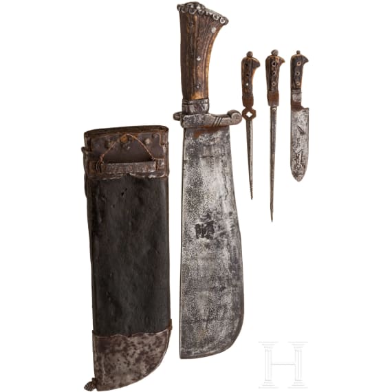 A German hunting trousse, 17th century