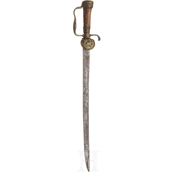A German hunting hanger, circa 1700