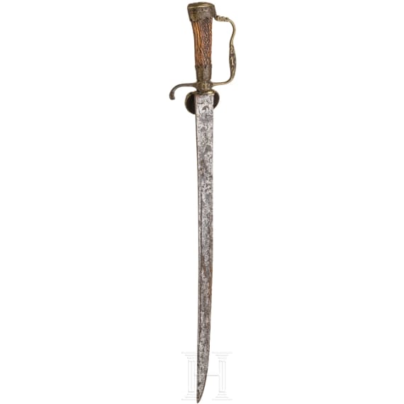 A German hunting hanger, circa 1700
