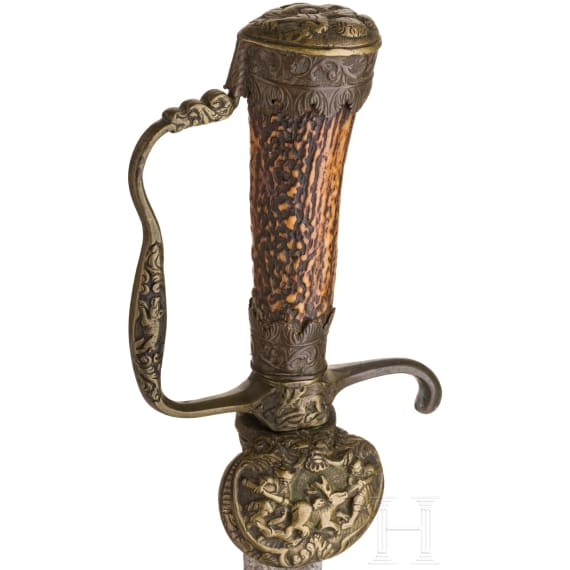 A German hunting hanger, circa 1700