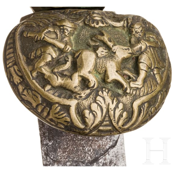 A German hunting hanger, circa 1700