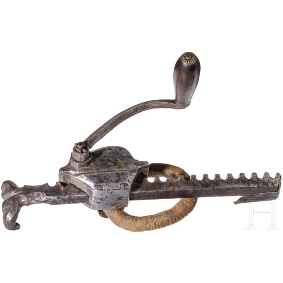 A German Gothic crossbow winch, circa 1500