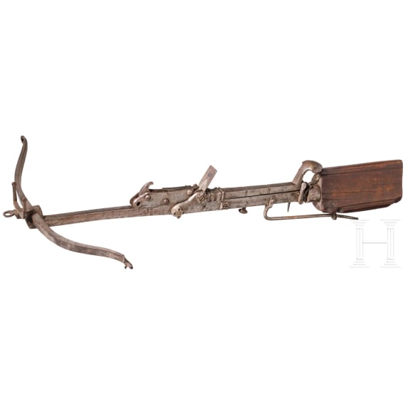 A German bullet crossbow, circa 1650