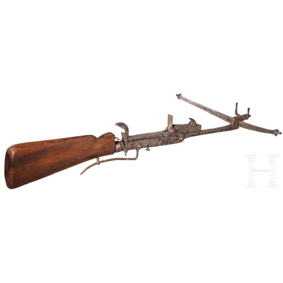 A German bullet crossbow, 17th/18th century