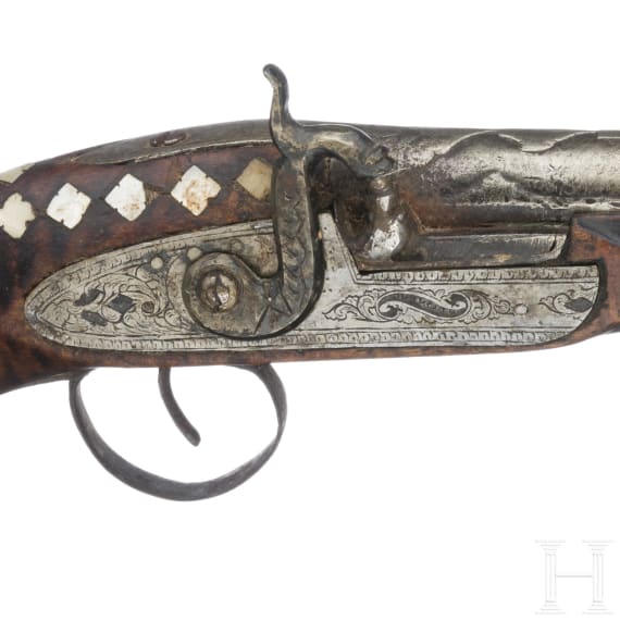 Perkussionspistole, Afghanistan, um 1900