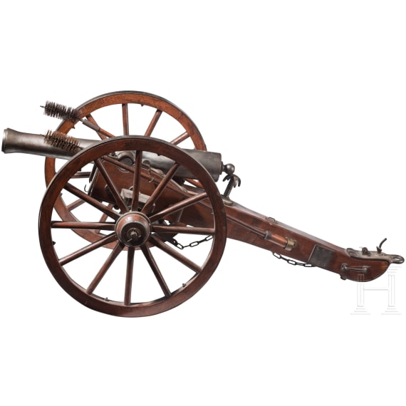 Gesch&uuml;tzmodell, Sammleranfertigung des 20. Jhdts. im Stil um 1860
