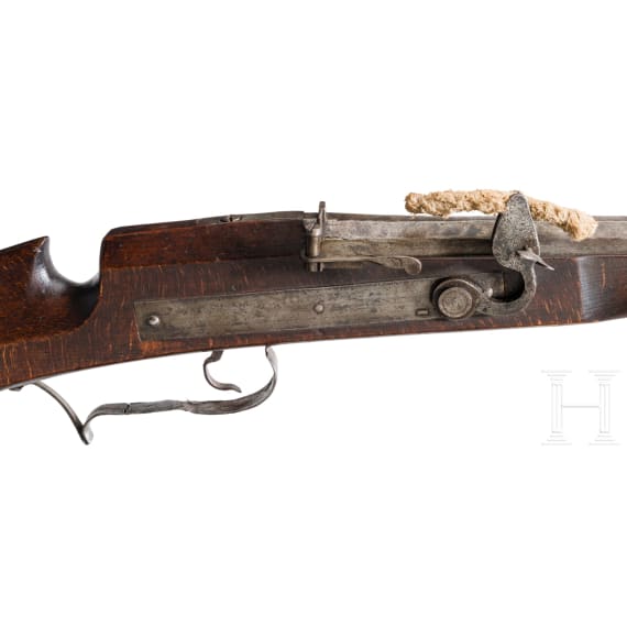 Luntenschlossmuskete, deutsch, um 1640