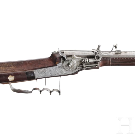 Radschlossb&uuml;chse, deutsch, um 1700