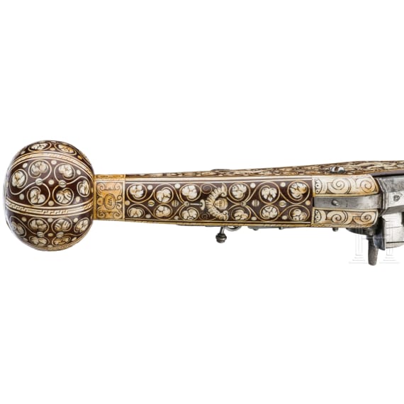 Radschlosspuffer, s&uuml;ddeutsch, um 1580/90