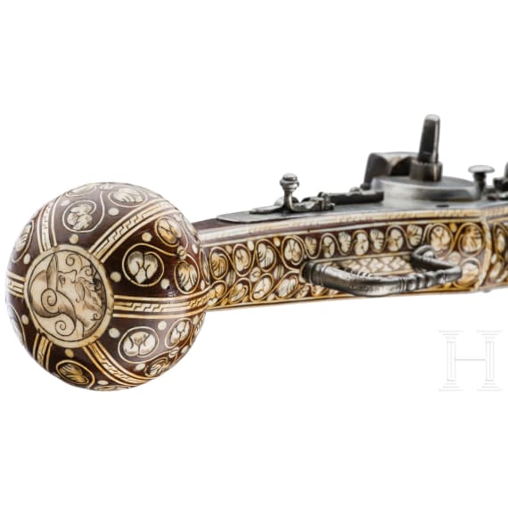 Radschlosspuffer, s&uuml;ddeutsch, um 1580/90