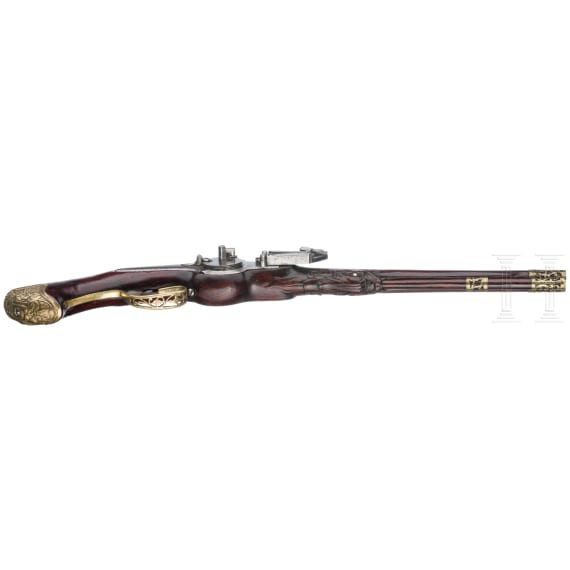 Offiziers-Radschlosspistole, N&uuml;rnberg, um 1640